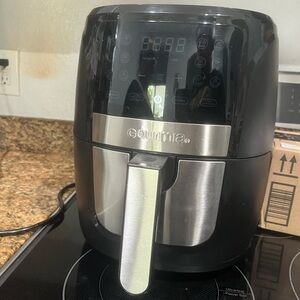 Black and Silver Air Fryer